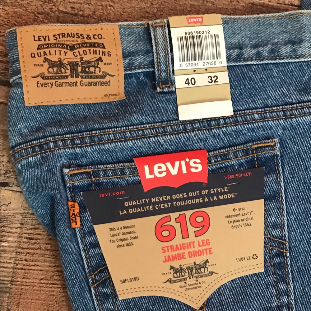 LEVI’S Men’s 619 Jeans